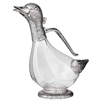 Bild av EDZARD Vinkaraffkaraff, ankform, höjd 25 cm, kapacitet 0,9 liter, silverpläterade element