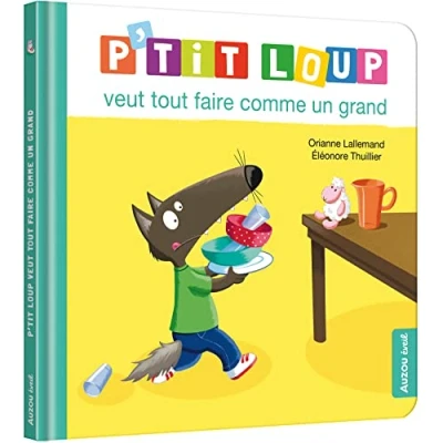 Bild av P&#039;tit loup veut tout faire comme un grand