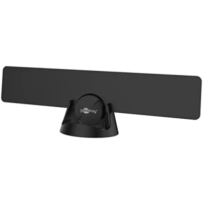 Bild av Goobay 67183 ultratunn full HD DVB T2 inomhusantenn, inklusive LTE/4G filter, låda, svart