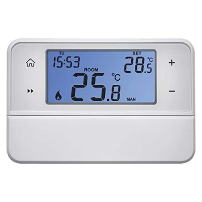 Bild av Emos Digital rumstermostat med OpenTherm stöd programmerbar, trådmonterad, ytmonterad termostat, vit, 12,6 x 8,4 2,6 cm