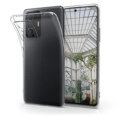 Bild av kwmobile fodral kompatibelt med Xiaomi 11T/11T Pro klart mjukt smalt flexibelt skyddande TPU telefonskydd transparent