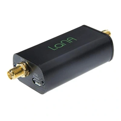 Bild av NooElec LaNA Ultra Low Noise Amplifier (LNA) Modul för RF och Software Defined Radio (SDR) med hölje tillbehör. Bredband 20 MHz 4 000 frekvenskapacitet sneda Tee USB strömalternativ