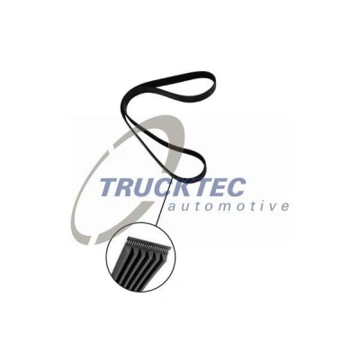 Bild av TRUCKTEC AUTOMOTIVE 02.19.258 Courroie Poly V 2215 6 MERCEDES BENZ: Classe C Berline, Vito Mixto, Sprinter 3.5 T Van, VOLKSWAGEN: TRANSPORTER 4 Bus