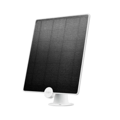 Bild av TP Link Tapo A200 solpanel, miljövänlig, ren strömförsörjning för batterikameror (Tapo C400, C420, C425), IP65 väderbeständig, 360 anpassningsbar, 4 m kabel (endast en kamera)