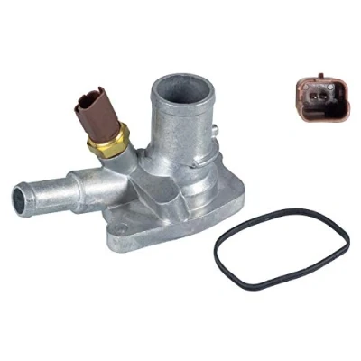 Bild av BLUE PRINT ADA109217 Boîtier du thermostat avec joint d&#039;étanchéite commutateur de température FIAT: 500 3 portes, Panda II 5 portes