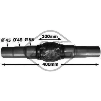 Bild av Flexrör, avgassystem Metalcaucho 02046