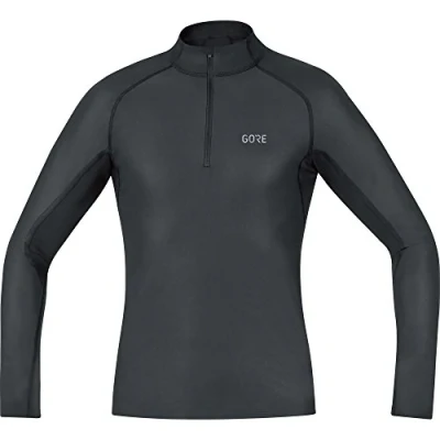 Bild av GORE WEAR M WINDSTOPPER Base Layer termisk polotröja, herr, Svart/Schwarz, L, 100325