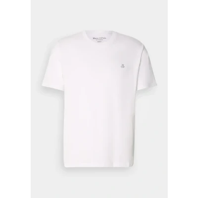 Bild av Marc O&#039;Polo Short Sleeve LOGO Tshirt bas, Storlek: Small, White