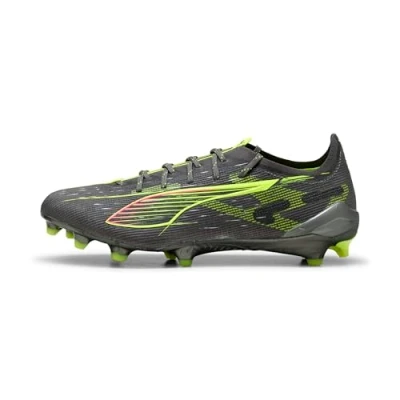 Bild av Puma Ultra 5 Ultimate Fotbollsskor fasta dobbar, Storlek: 43, Matte aged silver/yellow alert/sun struck Konstmaterial/textil