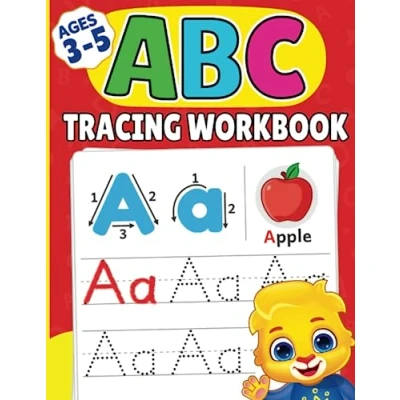 Bild av ABC Tracing Workbook: A Z Alphabet Letter Activities for Capital and Small Letters Handwriting Practice Workbook Learn to Write Trace Book Kindergarten Kids Ages 3 5