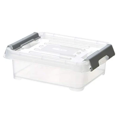 Bild av CURVER Handy Plus box 1,2 L + grå clips med lock, transparent