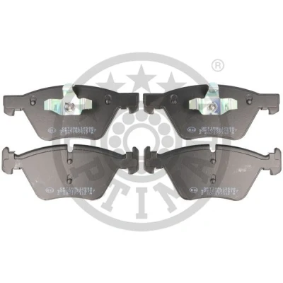Bild av OPTIMAL BP 12538 Jeu de plaquettes frein Essieu avant préparé pour indicateur d&#039;usure, contact signal d&#039;usure exclu BMW: 1 5 portes, 3 portes
