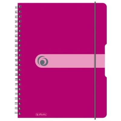 Bild av Herlitz 11293081 spiralblock A4 to go, träfritt papper, 80 ark, bär