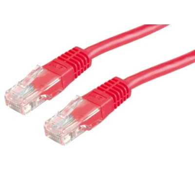 Bild av VALUE Patchkabel Kat.6 (klass E) UTP, röd, 1 m