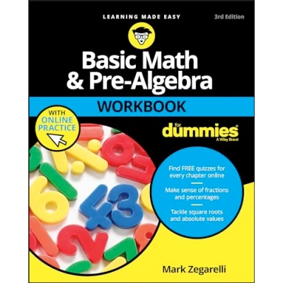 Bild av Basic Math &amp; Pre Algebra Workbook For Dummies with Online Practice