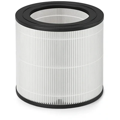 Bild av Philips Originalersättningsfilter för luftrenare AC0650 och AC0651/10, NanoProtect HEPA, 12 månader, livstidsindikator, svart/vit (FY0611/30)