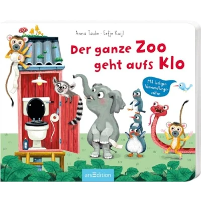 Bild av Der ganze Zoo geht aufs Klo: Mit Verwandlungsseiten