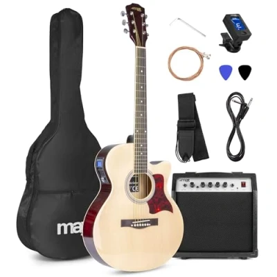 Bild av Showkit elektrisk akustisk gitarr pack sunburst