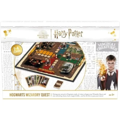 Bild av Cartamundi Harry Potter Hogwarts Wizardry Quest brädspel, Calling All superfans! för 2 till 4 spelare, bra present barn från 8 år