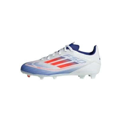 Bild av adidas Performance F50 League Fotbollsskor fasta dobbar ftwr white/core black/goldcoloured för barn, Storlek: 30.5 Konstmaterial