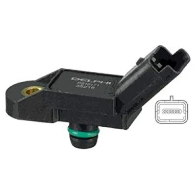 Bild av DELPHI PS10171 Capteur, pression du tuyau d&#039;admission PEUGEOT: 307 CC, 206 3/5 portes, 106 II CITROËN: Saxo C8