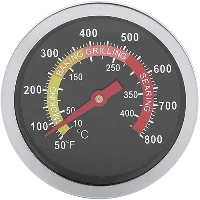 Bild av termometer BBQ rostfritt stål temperaturmätare för grill matlagning 50 100 C