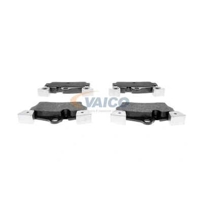 Bild av VAICO V10 0762 Jeu de plaquettes frein Q+, Première Monte Essieu arrière préparé pour indicateur d&#039;usure, contact signal d&#039;usure exclu