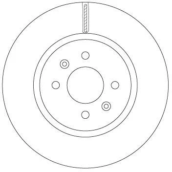 Bild av TRW DF6842 Disque de frein 280 22 4 100 ventilé peint HYUNDAI: i20 II 3/5 portes, Active, KIA: Rio