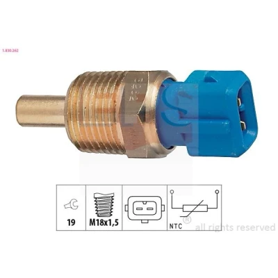 Bild av EPS 1.830.262 Sonde De Température Liquide Refroidissement Made in Italy OE Equivalent LANCIA: DELTA 2, FIAT: Tipo 3/5 portes