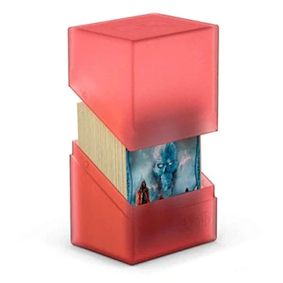 Bild av Ultimate Guard UGD010685 Boulder Deck Case 80 standardstorlek kortlåda, fast, rubin, Misura standard