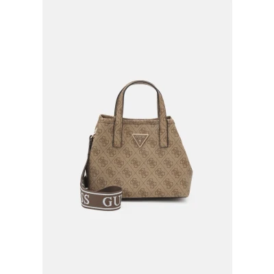 Bild av Guess Latona MINI TOTE SET Axelremsväska, Storlek: One Size, Latte