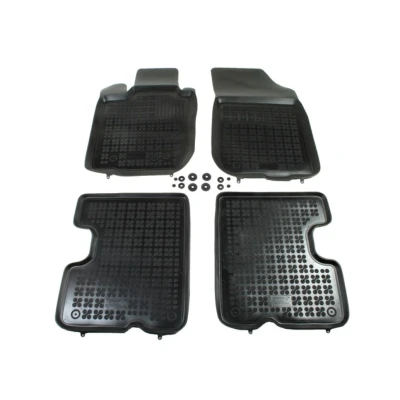 Bild av REZAW PLAST 203401 Ensemble de tapis sol Caoutchouc avant et arrière 4 noir Sur mesure DACIA: Duster SUV