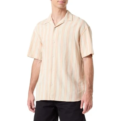 Bild av JPRCCMONTANA Resort Shirt S/S SN, Solbränna/passform: avslappnad passform, XS