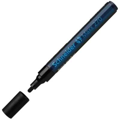 Bild av Schneider Schreibgeräte Maxx 270, Svart, Blå, Medium, Rundad spets, 1 mm, 3 mm