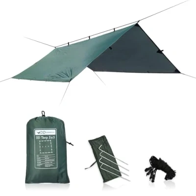 Bild av DD Hammocks solsegel, 3 x m, grön