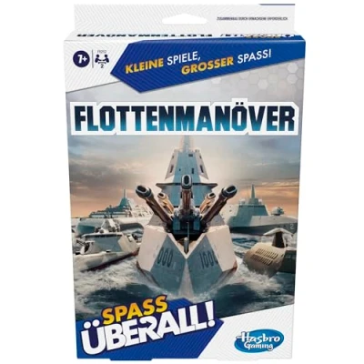 Bild av Flottenmanöver kompakt, det klassiska spelet fartyg sjunker ner i reseversionen, perfekt för resor, 2 spelare