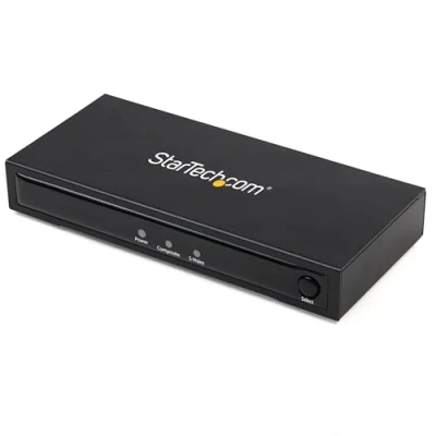 Bild av StarTech.com VID2HDCON2 S video eller komposit till HDMI omvandlare med ljud (720p, NTSC &amp; PAL, Upscaler, Mac och Windows)