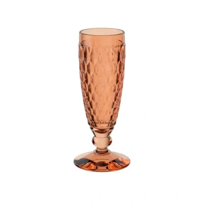 Bild av Villeroy &amp; Boch Boston Apricot champagneglas, orange färgad kristall, volym 120 ml