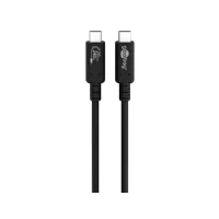 Bild av Goobay USB C kabel 240W USB4 Gen 2x2 PD 2m Svart