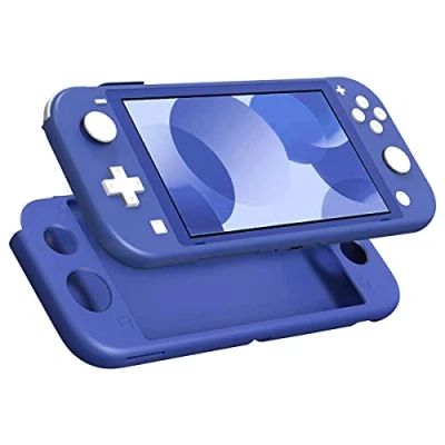 Bild av MoKo Case Compatible with Switch Lite, Silicone Protective Rubber Cover, Shock Absorption Anti Scratch Non Slip Lite Console Blue