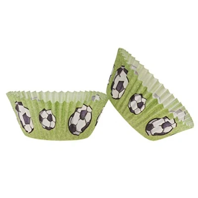 Bild av Dekora 339266 Cupcake fodral med fotbollsdesign 25 enheter