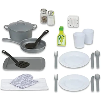 Bild av Melissa &amp; Doug Set med köksgeråd , Låtsaslek Lekset 3+ Present till pojke och flicka