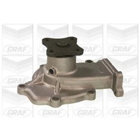Bild av GRAF PA493A Pompe à eau sans joint d&#039;étanchéite mécanique Tôle d&#039;acier pour système dentrainement courroie trapézoïdale nervures NISSAN: 100NX