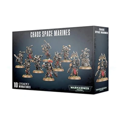 Bild av Spelverkstad Warhammer 40 000 Chaos Space Marines [10 figurer 2019 utgåva]