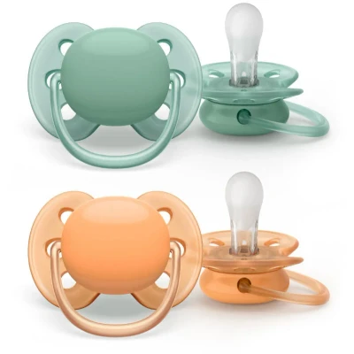 Bild av Philips Avent Ultra Soft Napp 0 6 m 4 pack, Neutral