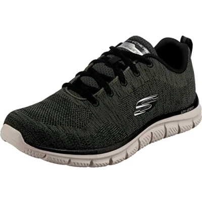 Bild av Skechers Herr 232298 BBK Sneaker, Olivstickad svart trim, 44 EU