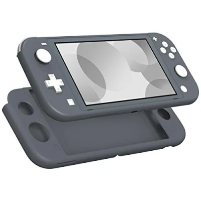 Bild av MoKo Protective Case Compatible with Switch Lite, Soft Silicone Cover Rubber Anti Scratch Shockproof Shell Accessories for Lite Console and Controller Gray