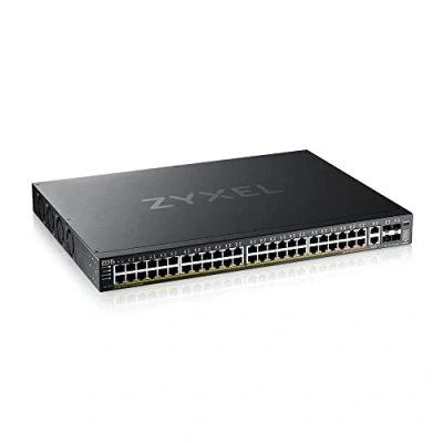 Bild av ZyXEL XGS2220 Series 54HP switch 48 port GbE L3 access NebulaFLEX Cloud with 6 10G uplink 54 ports Managed rack mountable