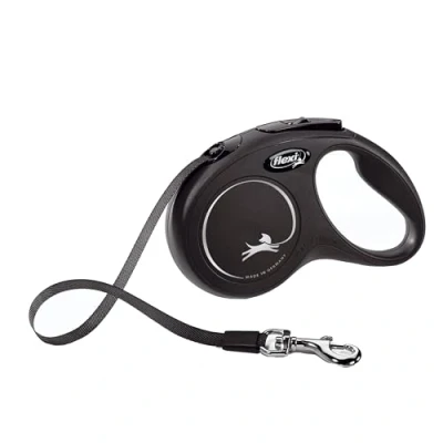 Bild av Correa Extensible FLEXI CLASSIC 5m de CINTA TALLA S HASTA 12kg Color Negro NAYECO