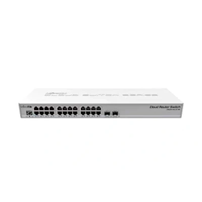 Bild av MikroTik CRS326 24G 2S+RM, 24x Gigabit omkopplare med 2x SFP+ fodral i 1U rackmount